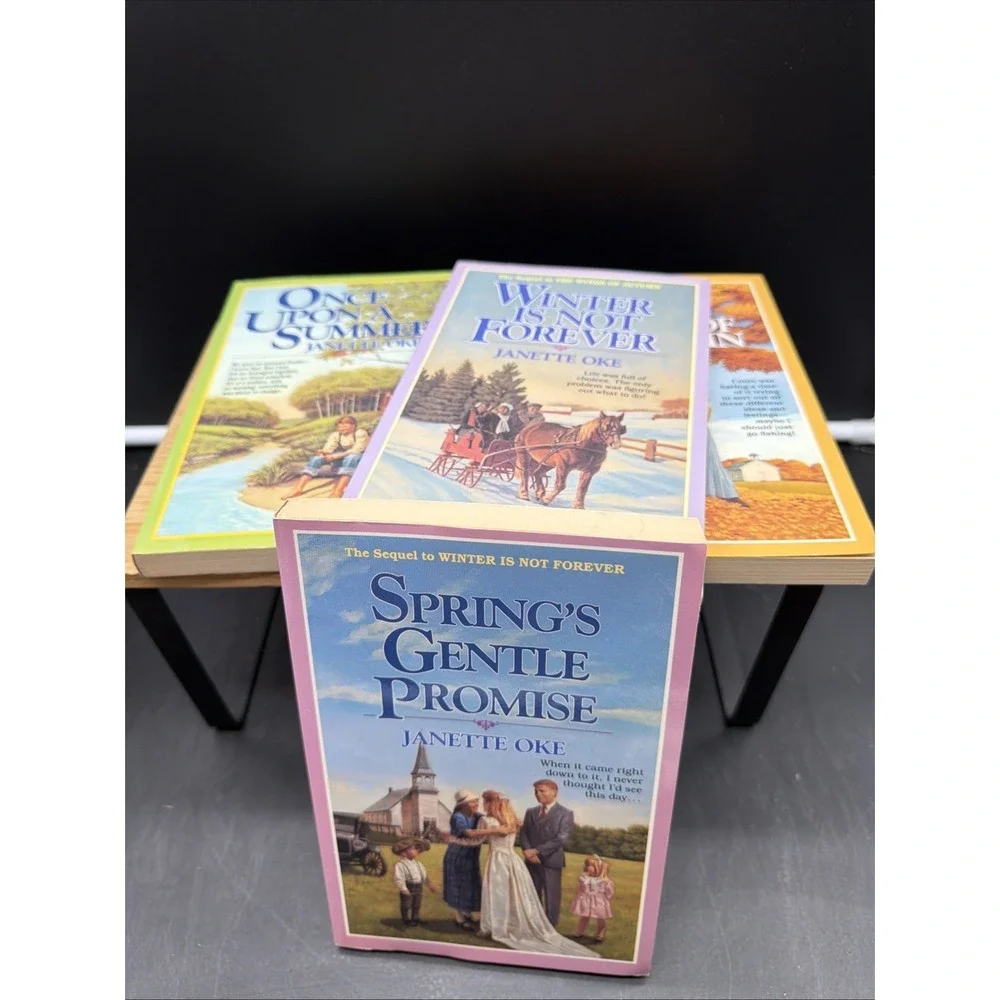 VTG SEASONS OF THE HEART Complete 1-4 Box Set Janette Oke- Paperback